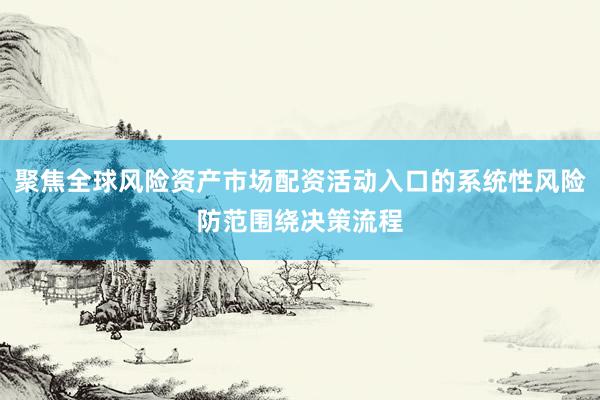 聚焦全球风险资产市场配资活动入口的系统性风险防范围绕决策流程