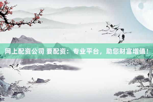 网上配资公司 要配资：专业平台，助您财富增值！